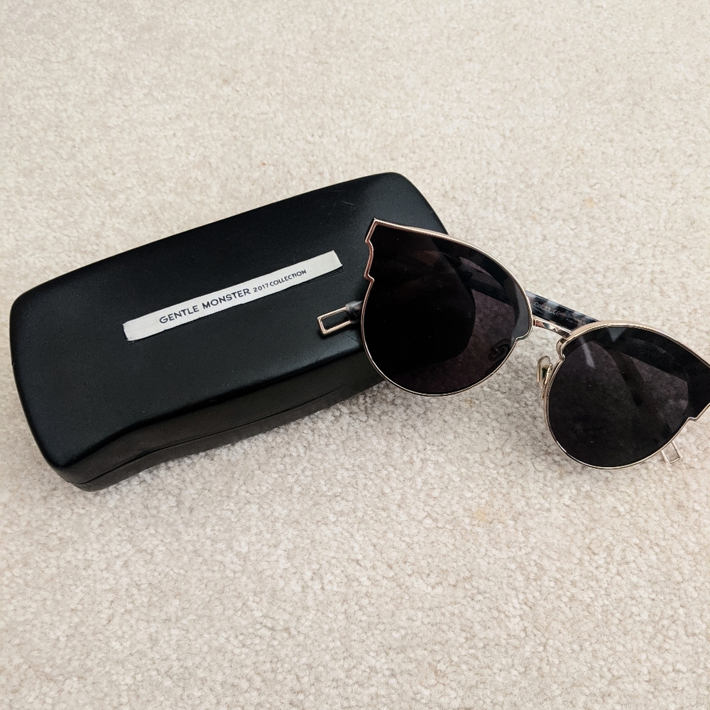 Gentle Monster Sign of Two style sunglasses